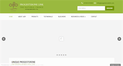 Desktop Screenshot of progesteronelink.com