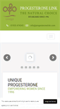 Mobile Screenshot of progesteronelink.com